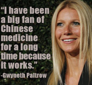 Gwyneth Paltrow acupuncture 